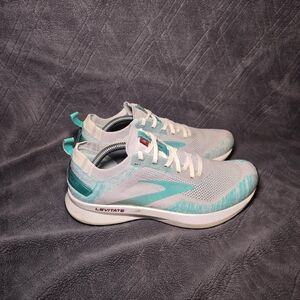 Brooks Levitate 4 Running Shoes Womens Sz 8.5 Athletic Sneakers Trainers Blue.